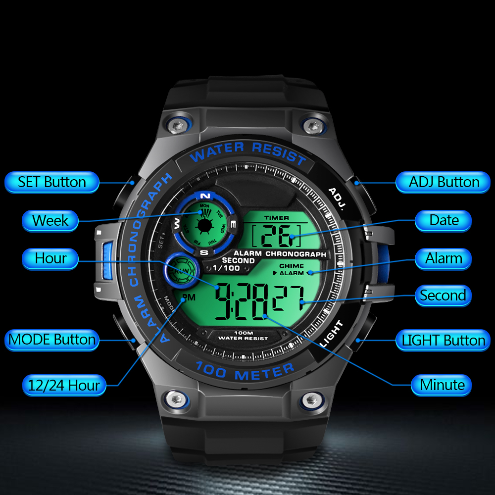 10 ATM Water Resistant Watch